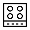 اجاق گاز چهار شعله